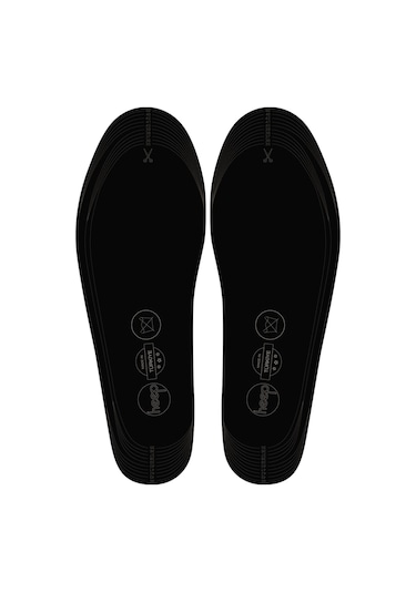 Heep Hakiki Deri Ve Anatomik Siyah 35-45 Numara Ayakkabı İç Tabanlığı Siyah