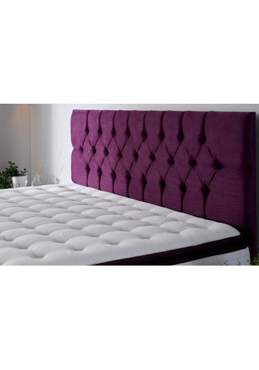 Nironyatak Niron Purple Yatak Seti 80X180 Cm Tek Kişilik Yatak Baza Başlık T