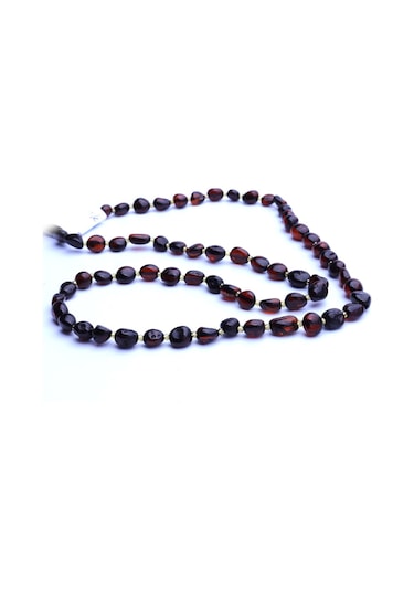 Saatcaddesi Pigado Gerçek Baltık Amberi Damla Kehribar Yetişkin Kolyesi