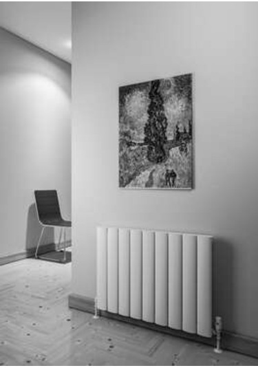 Warma Serez Yatay Alüminyum Radyatör 850x600 Pütürlü Antrasit 7946