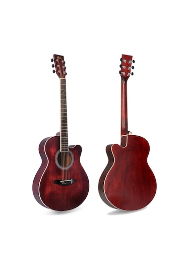 Winzz Kırmızı Akustik Gitar