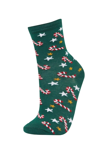 DeFacto Erkek Çocuk Yılbaşı Temalı 2'li Pamuklu Uzun Çorap E2769A8NSKR1 DeFacto Erkek Çocuk Yılbaşı Temalı 2'li Pamuklu Uzun Çorap E2769A8NSKR1