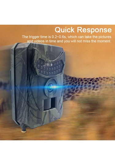 Wezone Pr100b 12mp 1080p Ip56 Suya Dayanıklı Hızlı Tetikleme 26 Kızılötesi Işık Av Gözlem Kamerası Çok Renkli