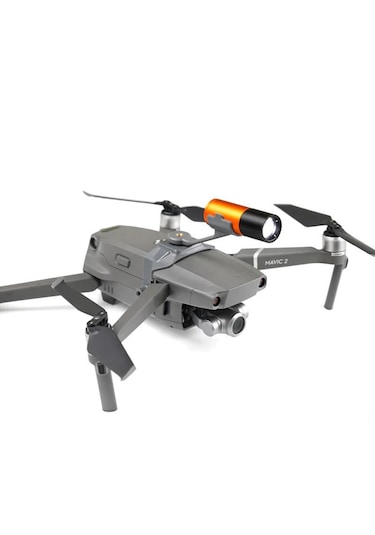 DJI Mavic 2 Pro için Gece Uçuş Zoomlu Fener Üst Lamba 360 Derece Dönüş