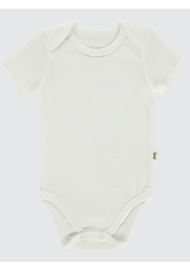 Civil Baby Bebek 5'li Çıtçıtlı Badi 12-36 Ay Beyaz Beyaz