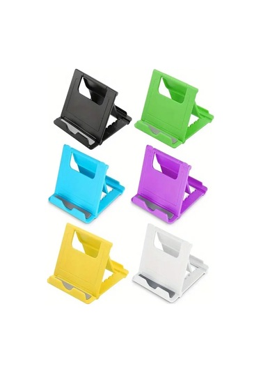 Masaüstü Telefon / Tablet Standı Tutacağı Taşınabilir Ayarlanabilir Stant Karışık Renk Gönderilir