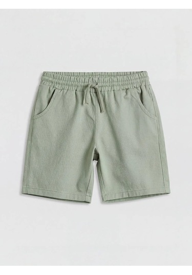 Lc Waikiki Yeşil Erkek Bebek Gabardin Şort