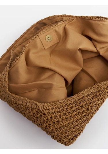 Zolla Kadın Örgü Alışveriş Çantası 414539958 Bej