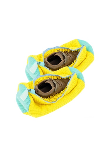 Youmex Ayakkabı Yıkama Çantası, Polyester Nilon, Sarı, 39x19 Cm, Makine Yıkama Güvenli, Tekli Paket Sarı