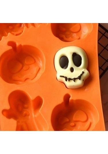 Gildedwill Cadılar Bayramı Kek Kalıbı Hayalet Bebek Balkabağı Pişirme Kalıbı Kendin Yap Kurabiyeler Kurabiye Kalıpları