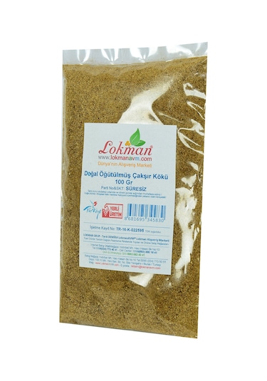 Lokman Doğal Öğütülmüş Çakşır Kökü 100 G
