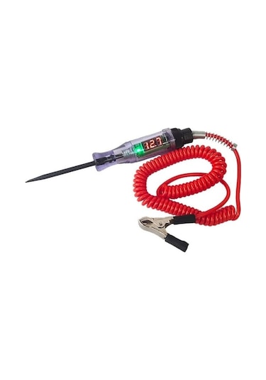 Novahub 6v 12v 24v Dc Araba Kamyon Test Cihazı Kalem Otomobil Teşhis - Kırmızı