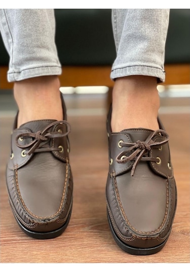Muggo Dexter Hakiki Deri Erkek Günlük Klasik Casual Ayakkabı