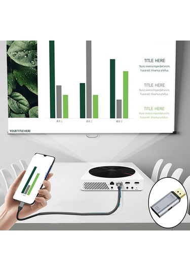 Suntek Bilgisayar Için Usb-c Dişi - Erkek Transfer Dp-pd