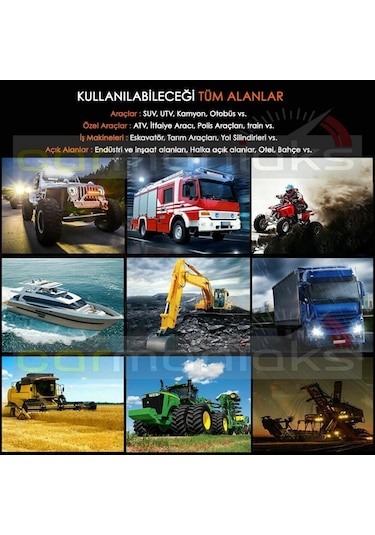 Cob 180 W Çakarlı Off Road 6'lı Led