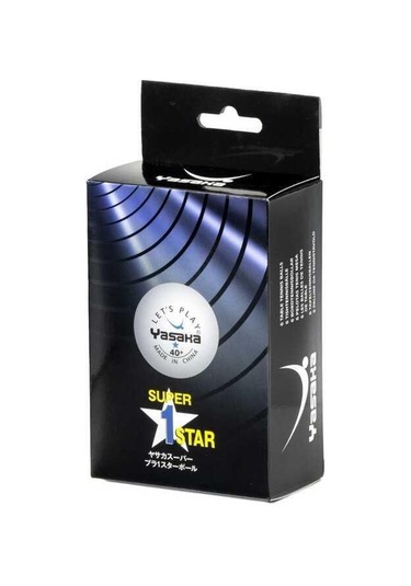 Yasaka Masa Tenis Topu 6'lı White Super X 40+mm - 441206