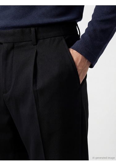 Lcwaıkıkı Classic Siyah Regular Fit Erkek Chino Pantolon