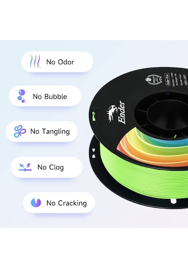Creality Ender Pla+ Filament Elma Yeşili 1.75mm 1kg