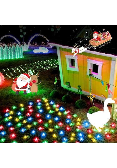 Güneş Enerjili Led Bahçe Aydınlatması 5m Renkli Kiraz(RGB)  Solar Diğer
