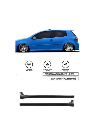 Volkswagen Golf 5 Gtı Yan Marşpiyel Çift Plastik