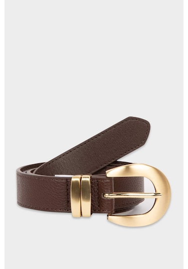 DeFacto Kadın Suni Deri Jean Kemeri D8292AXNSBN220