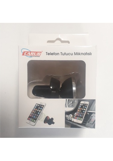Carub Gümüş Mıknatıslı Telefon Tutucu