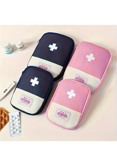 Gateesat Kırmızı Renk, Kompakt Taktik İlk Yardım Çantası - Seyahat, Ev, Araç Ve Kamp İçin