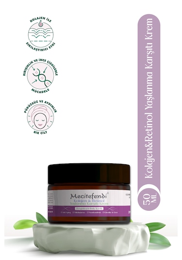 Mecitefendi Kolajen & Retinol Yaşlanma Karşıtı Krem 50 ML
