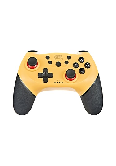 Xindoker Switch İçin Kablosuz Bluetooth Oyun Kolu - Çift Motor Titreşimi Ve 6 Eksenli Hareket Algılama - Switch/switch Lite Uyumlu Sarı