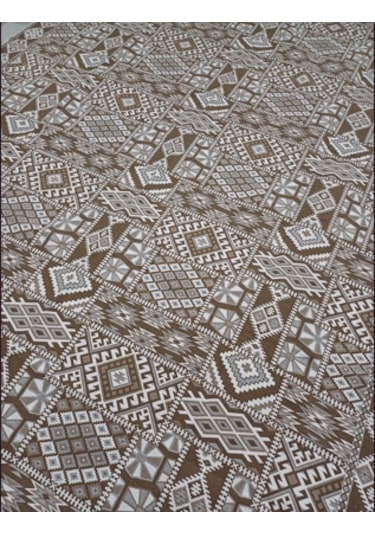 Savan Dokuma Halı Örtüsü 6m² 200 300cm Kale Kahve4 Kahverengi