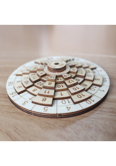 Ahşap Yapboz Oyuncakları Zor Matematik Zeka Bulmacası Dijital Plak Çevirici Doğum Günü Hediyesi Yetişkinler Ve Çocuklar İçin Diğer