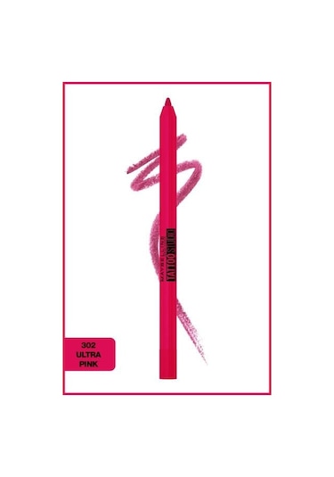Maybelline New York Tattoo Studio Liner Jel Göz Kalemi 302 Ultra Pink