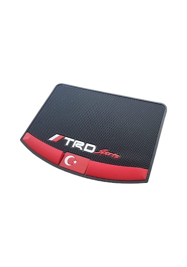 Kaydırmaz Silikonlu Ped Trd Sports Bayrak Desenli 18cm X 13cm