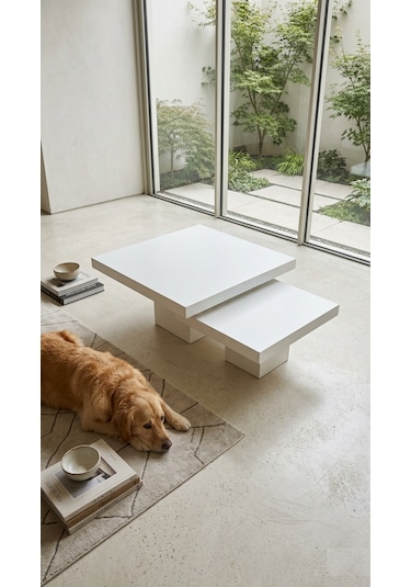 Most Marmoris %100 Mdf Orta Sehpa Set Evinize Teslim Aytaşı