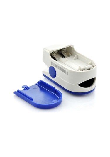 Sones Hassas Parmak Nabız Oksimetresi Kan Oksijen Monitörü Mavi