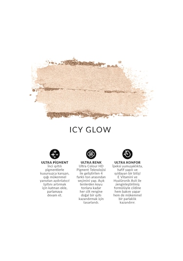 Ultra Colour Pudra Aydınlatıcı Icy Glow 0