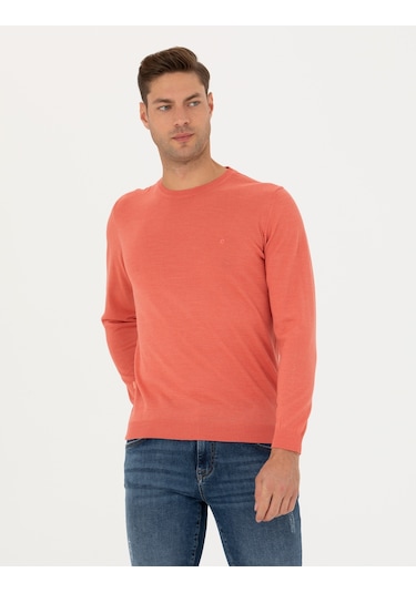 Pierre Cardin Erkek Somon Kazak /triko 50270054-vr047 Somon