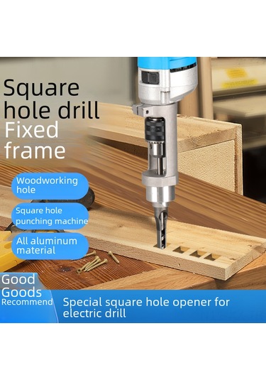 Kangvka Ahşap İşleri İçin Karesi Delik Açıcı, Hassas Delme, Dayanıklı Malzeme, Profesyonel Ve Dıy Kullanıma Uygun, Kompakt Tasarım