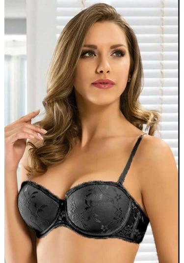 7001 Le Jardin Dantel Straplez Sütyen Kadın Ekrü