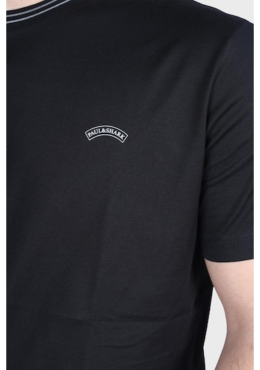 Paul & Shark Erkek T Shirt 24411027 011 Siyah SIYAH Siyah