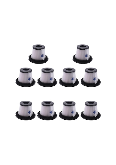 Geeroyoo Moosoo K17 Sürekli Süpürge İçin 10 Adet Hepa Filtre + Zarf Seti - Yüksek Yoğunlukta Toz Tutucu, Yıkama Kolay