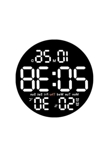 Didadodo Suntek Dijital Duvar Saati, Sessiz Uzaktan Sıcaklık Ölçer Diğer