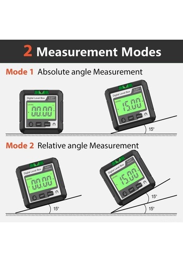 Trendooze Taban. Seviyesi Seviye Ölçer Manyetik Makineleri Lcd İşleme İnşaat İle İçin Elektronik Dijital Baloncuk Aracı, Aracı Ahşap Açı Lt