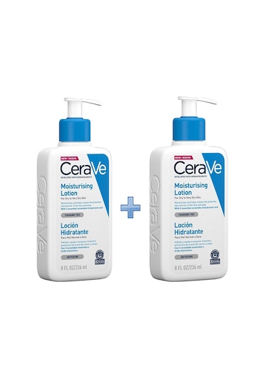Cerave Kuru Ciltler İçin Nemlendirici Losyon 2 x 236 ML