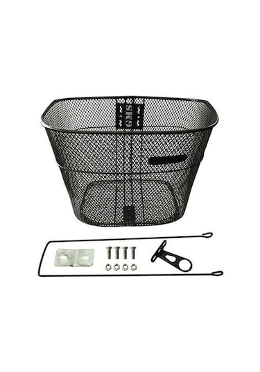 Mtb Bisiklet Ön Sepet Demir Kalın Tel [650 Gram] Aparatlar Dahil