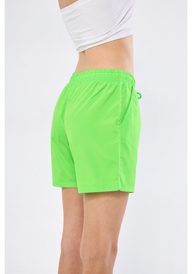 Fantasy Kadın Neon Yeşil Hızlı Kuruyan Deniz Şortu Edy6110ny Yeşil