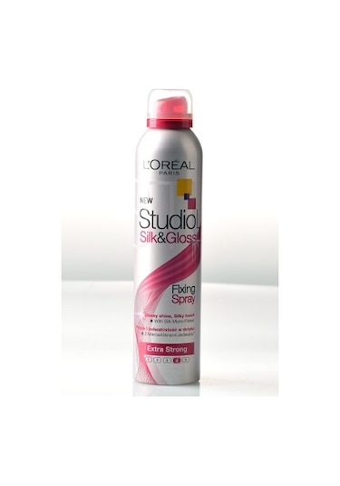 L'Oreal Paris Studio Silk Glos Extra Strong Saç Spreyi 250 ML