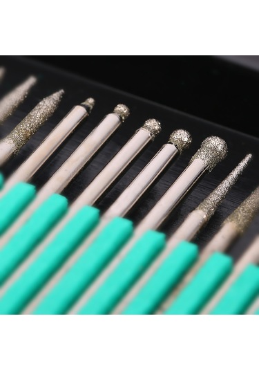 Yifomall Profesyonel Tırnak Makinesi İçin 30 Parça Çelik Ve 13 Parça Yün Tırnak Parlatma Ucu Seti - 2 Kutu