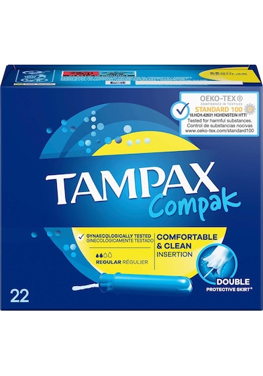 Tampax Tampon Normal Eko Paket 22'li