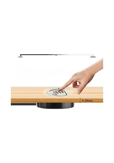 Pazly V Suntek Siyah Dokunmatik Led Dimmer Anahtarı Kısılabilir 12 Yj